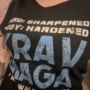 3/$25 Krav Maga Walk in Peace Tee shirt T-shirt